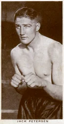 ジャックピーターセン、ウェールズのボクサー、1938