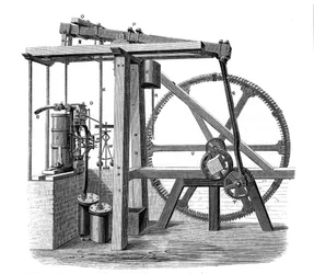 ジェームズ・ワットの蒸気機関試作機オールド・ベス、1778年頃