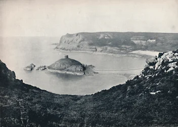 ジャージー-ポルトレット湾とジャンブリン島、1895