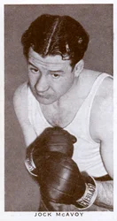 ジョック・マカボイ、イギリスのボクサー、1938