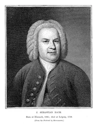 ヨハン・セバスチャン・バッハ1685-1750、ドイツの作曲家、オルガニスト、1746