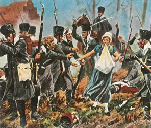 1813年4月2日、1936年のリューネブルクでの戦闘でのヨハナステゲン。