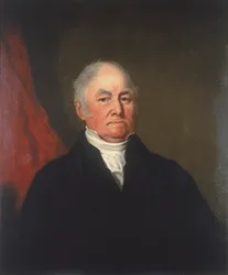 「ジョン・チャールズ・キッチング、ロンドン橋の最後の潮の大工」、c1825