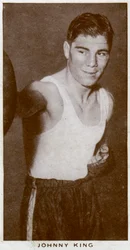ジョニーキング、イギリスのボクサー、1938