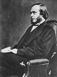 ジョセフ・リスター、英国の外科医であり、消毒手術のパイオニア、c1867
