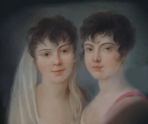 Josephine and Charlotte Brunsvik ディテール 19世紀
