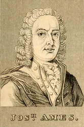 Jos.h Ames、1689-1759、1830。