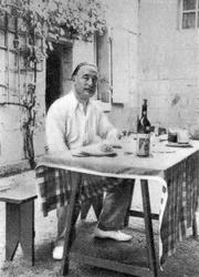 ジュールロマン、フランスの詩人兼作家、1935年