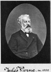ジュールヴェルヌ、フランスの冒険とSF作家、1888年