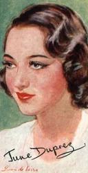 ジュプレデュプレ、1918〜1984年、イギリスの映画女優、20世紀