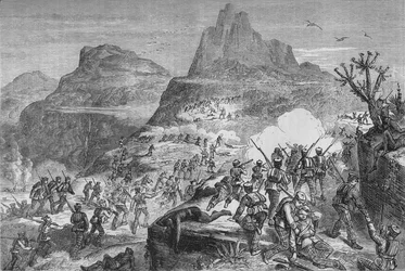 カフィール戦争-ネイティブポジションへの攻撃、c1880