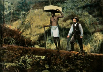 Kentzer Researchers on the Drive、Prospecting for Gold、1900。