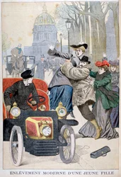 1902年のパリでの若い女性の誘拐