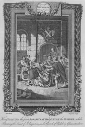 エドマンド王、ロルフ・ロブによる最初の暗殺、c1787