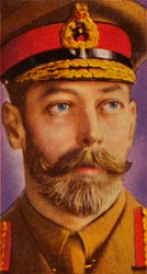 第一次世界大戦中にフィールドドレスを着たジョージ5世、c1914-c1918 1935