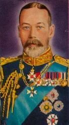 1935年の海軍大将の制服を着たジョージ5世