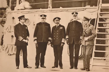 1935年11月1935年11月に艦隊を訪問したジョージ5世