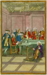 18世紀のコンサート-銅版画