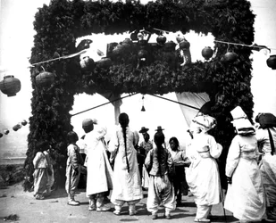 韓国の子供、1900