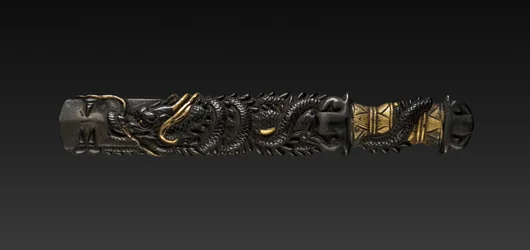Kozuka Handle, 1800s. 