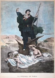 ラデファンスドパリ、日仏戦争、1870年から1871年。