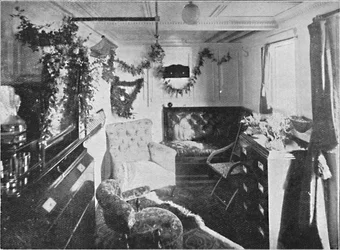 ダノター城にあるロバーツ夫人の小屋、1900年