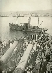 1919年にサロニカにイギリス軍が上陸。