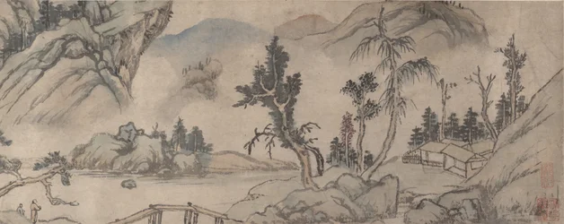 風景、20 世紀初頭、偽の 1577 年。
