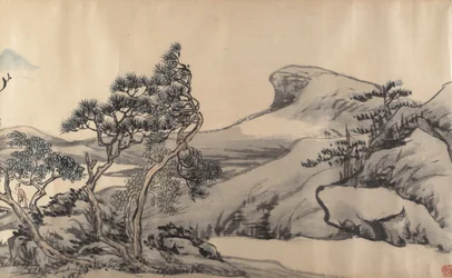 風景、20 世紀初頭。