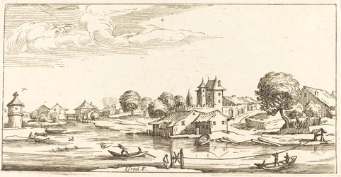 風景画、1635 年以降。