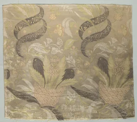 大きな花のモチーフ、1830年から1899年。