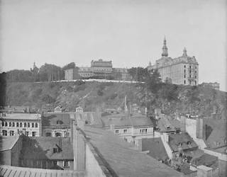 Laval大学の建物、ケベック市、c1897。