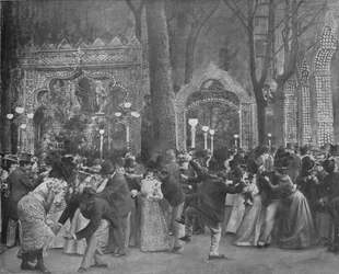 Le Jardin Du Bal Bullier、1900