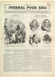 Le Journal Pour Rire、Journal dIimages、Journal Comique、Critique、Satirique e ...、1850年8月23日。