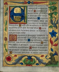 詩篇と祈祷書からの葉... 3切り取られた葉のうちの1つ、c。 1524。