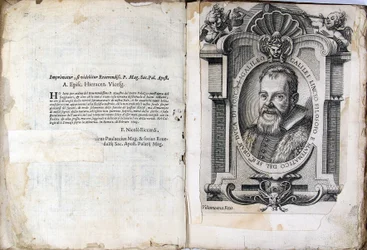 本のリーフThe Assayer Il Saggiatore by Galileo Galilei、1623