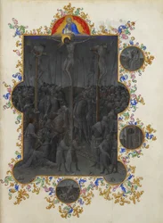 Les Très Riches Heures du Duc de Berry, Folio 153r - The Death of Christ