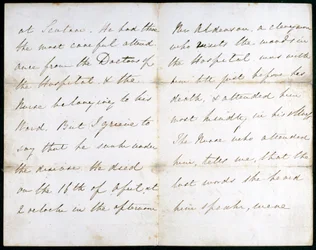 フローレンス・ナイチンゲールからの手紙（1856年5月