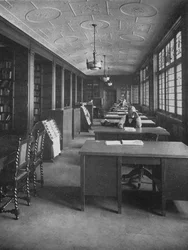 図書館と編集室、イブニングニュースビルディング、デトロイト、ミシガン州、1924
