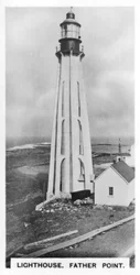 灯台、父ポイント、ケベック、カナダ、c1920s
