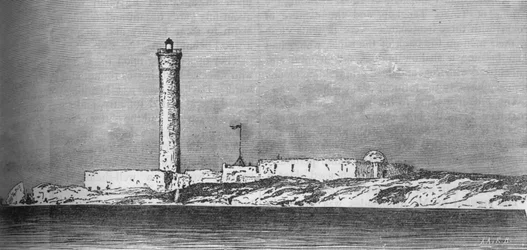 パロス島の灯台、アレクサンドリア、c1882