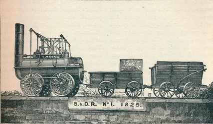 1825 1906年にストックトン＆ダーリントン鉄道のために建設されたロコモーションNo 1