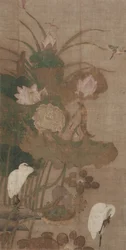 Lotuses、Insects、and Birds、1800s。