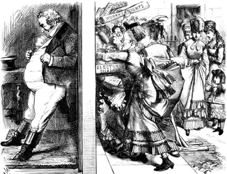 Lydia Ernestine Becker 1827-1890、イギリスの女性参政権支持者、1870年