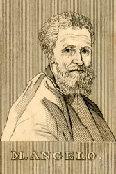 M.アンジェロ、1475年〜1564年、1830年。