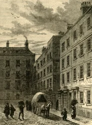 Macklins House、Tavistock Row、1881年。
