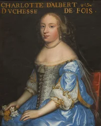 マドレーヌ・シャルロット・ダルベール・ダイリー、1649～1665年、フォワ公爵夫人、1665年頃。