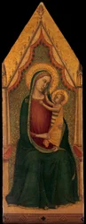 Madonna and Child Enthroned, ca. 1335-39。