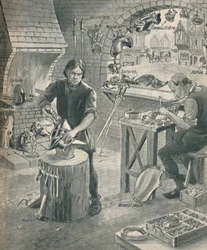 旧騎士団の鎧を作る、c1934