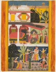 RagamalaシリーズのMalavi Ragini、c。 1695年。